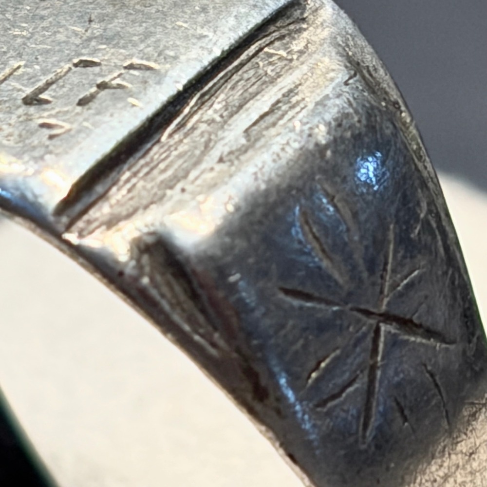 Ring Sterling Silver North Africa 1944 WWII Theater Made Size 9.25 - Picture 13 of 15